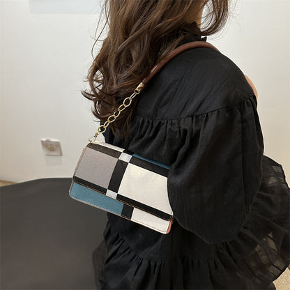 Sac carré patchwork gris