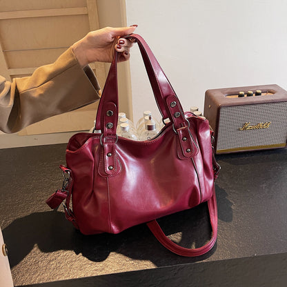 Sac casual marron grande capacité