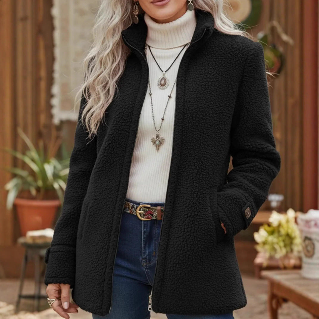 Garance veste rose loose fit