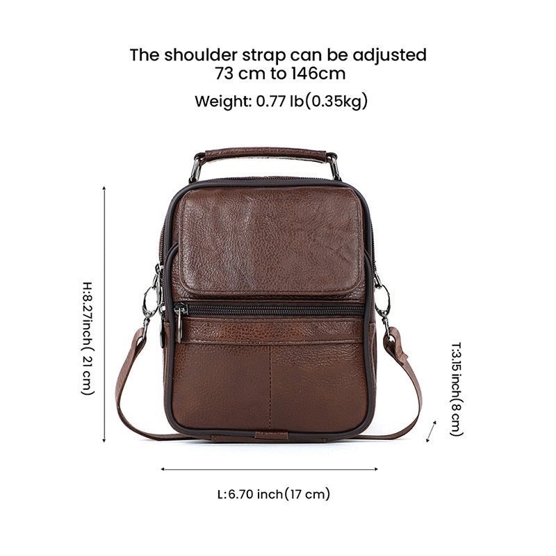Kélia messenger marron café 6023