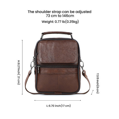Kélia messenger marron café 6023