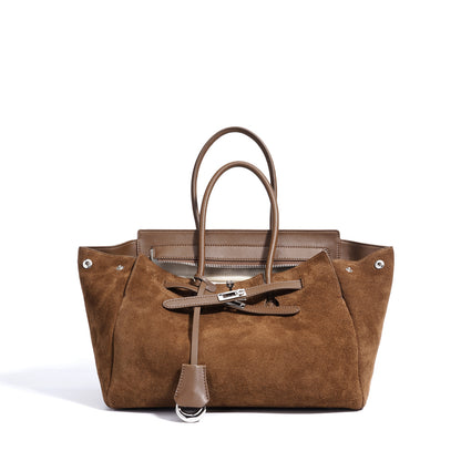Sac cuir véritable rétro noir commuter
