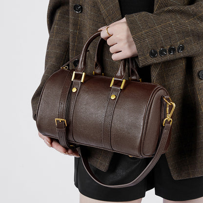 Sac crossbody vachette marron
