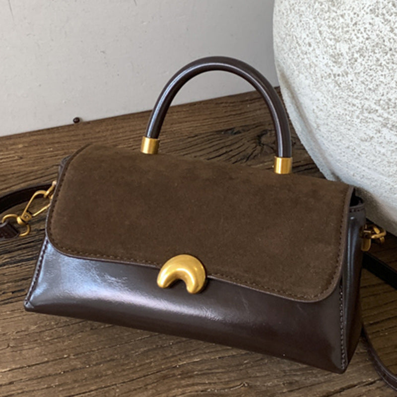Tote bag PU couture apparente détail
