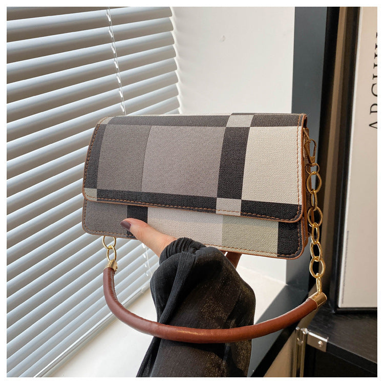 Sac carré patchwork bleu lac