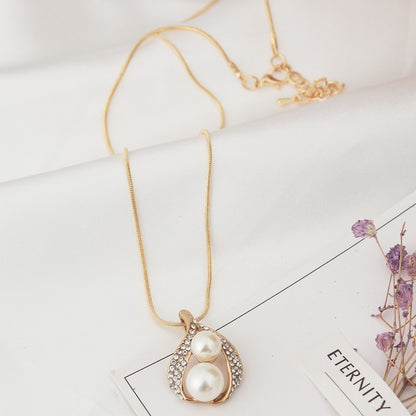 Parure Mariée Perles Goutte - Collier Boucles Bijoux