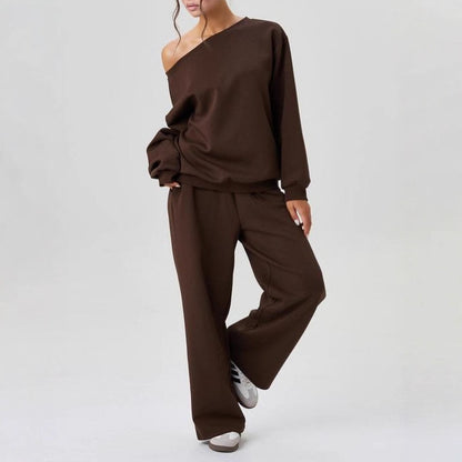 Yara ensemble gris manches longues
