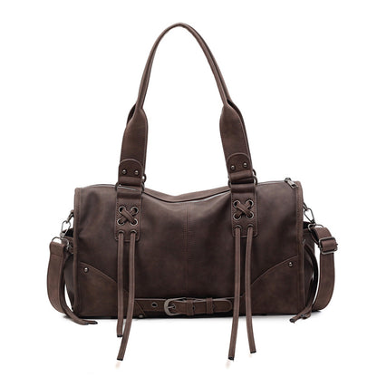 Sac rétro marron épaule