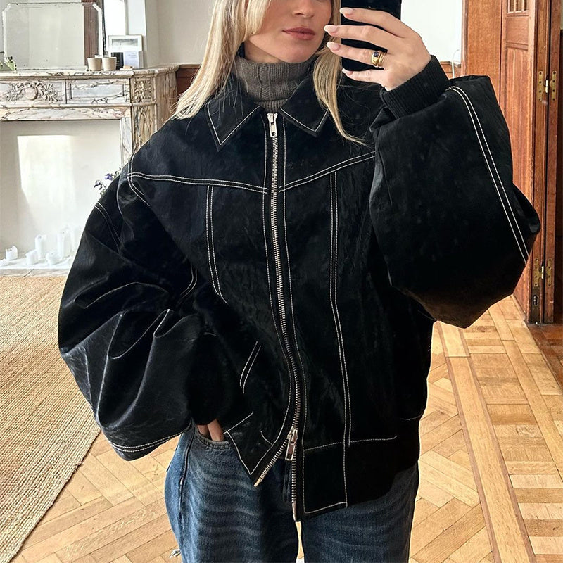 Veste en cuir motard : style et audace réunis - Vogalia