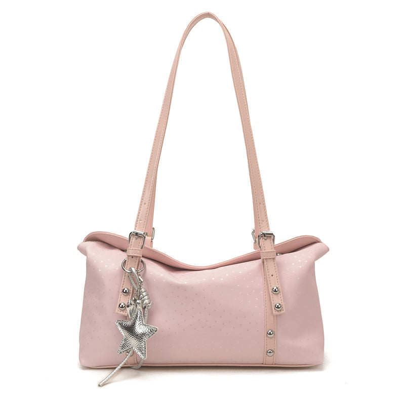 Sac commuter niche beige femme