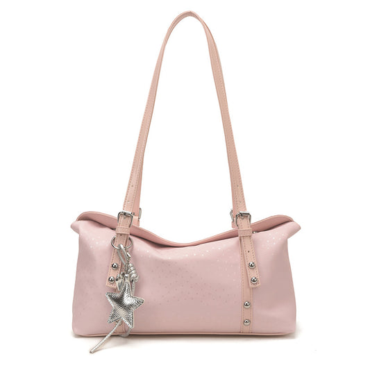 Sac commuter niche beige femme