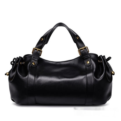 Tote bag noir PU 40x14x25