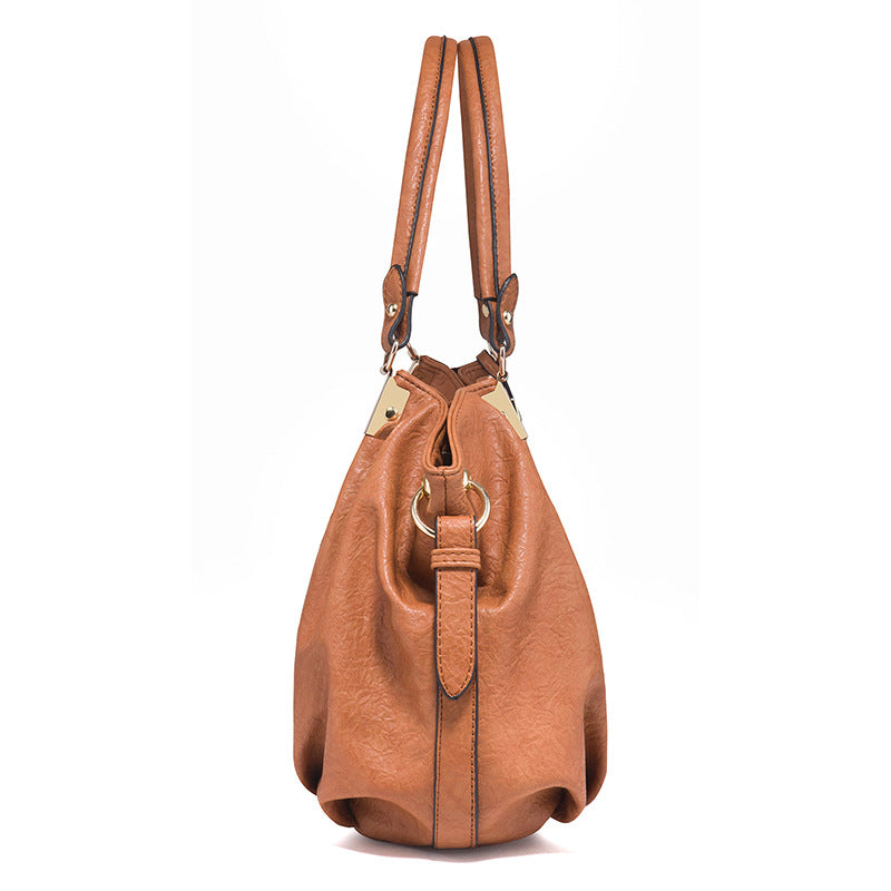 Clémence messenger marron 33x13x24cm