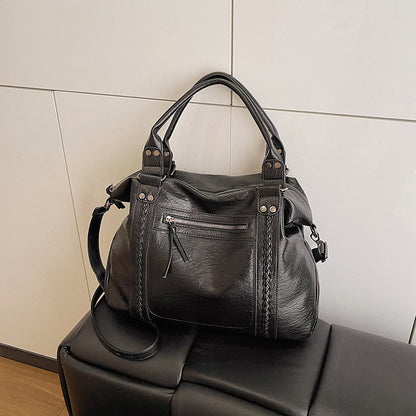 Sac crossbody café rétro