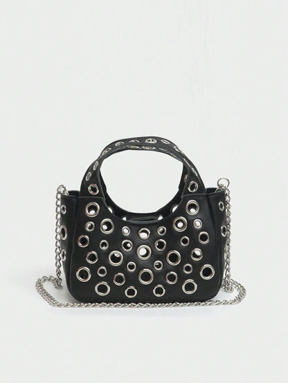 Sac seau PU rouge tendance