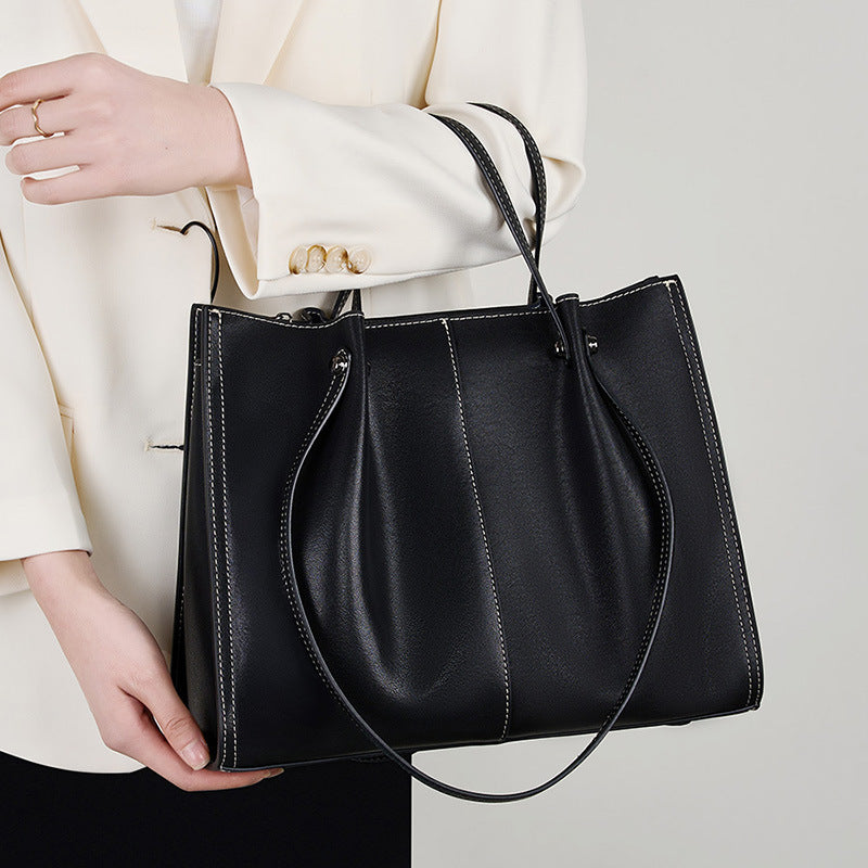 Double connecteur bretelle amovible sac ordinateur cuir femme, port bandoulière réglable

