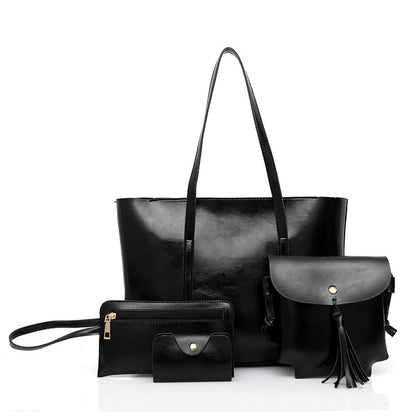 Pack Promo – Sac à main femme 4 pièces + Parure Bijoux