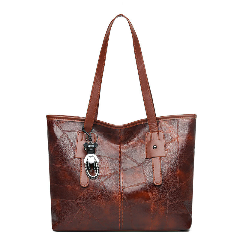 Tote PU noir coréen commuter Wanda Vogalia Paris