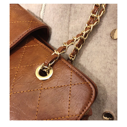 Sac messenger casual marron