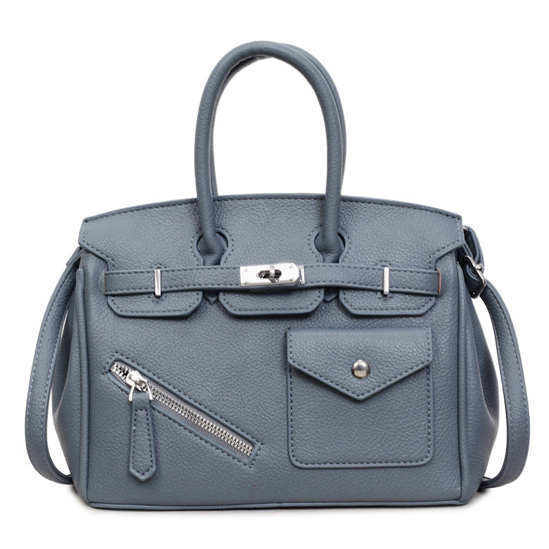 Sac rétro marron grande taille