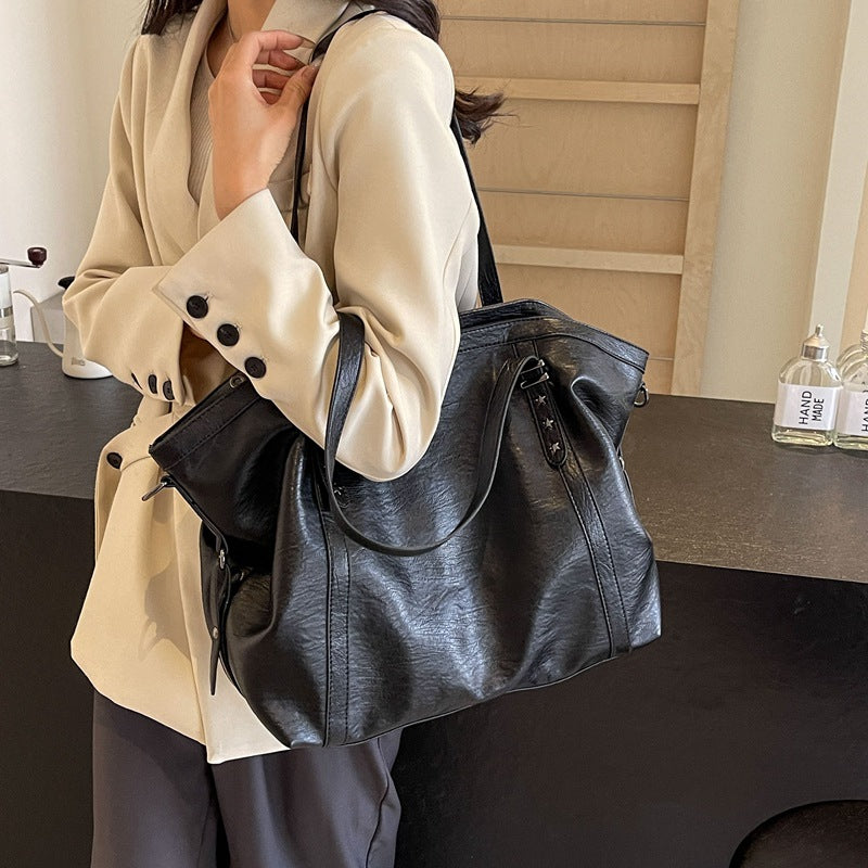 Sac messenger rétro vue profil