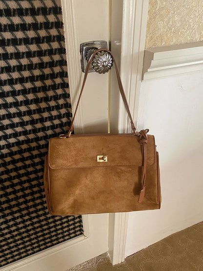 Sac commuter daim vue profil