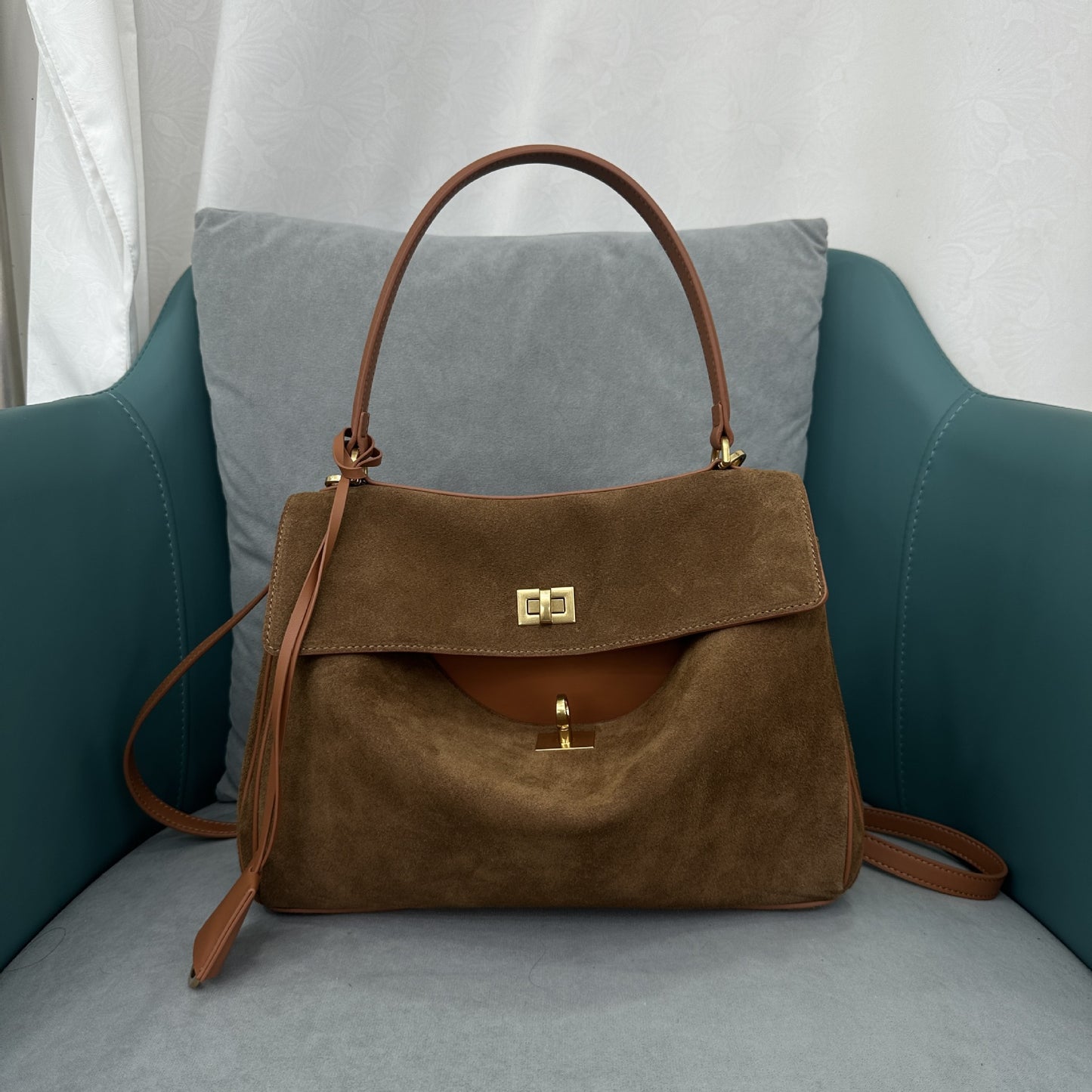 Sac commuter caramel underarm