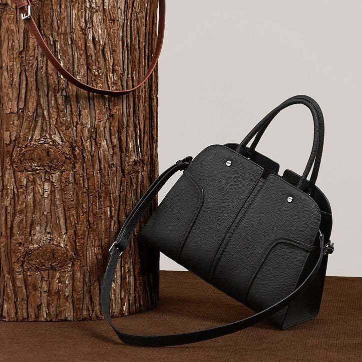 Sac cuir vachette grande capacité vue face