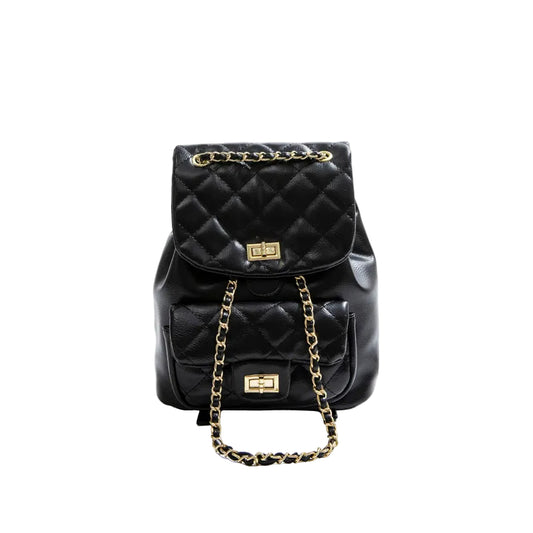 Sac dos casual niche beige texturé
