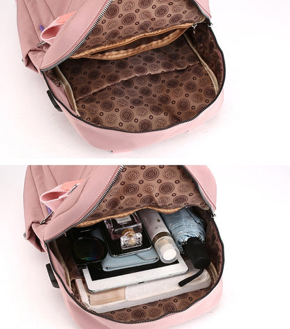 Sac dos USB bleu