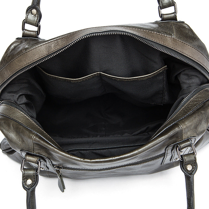 Sac voyage cuir vue profil