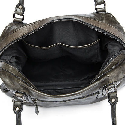 Sac voyage cuir vue profil