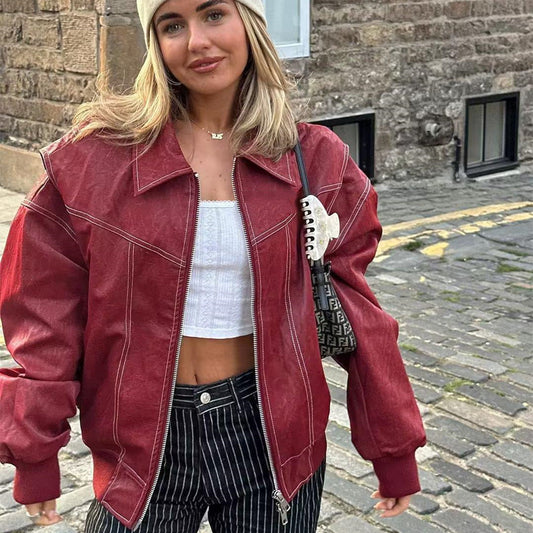 Veste en cuir motard : style et audace réunis - Vogalia