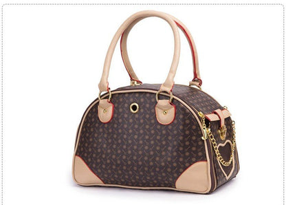 Sac de transport chien chat blanc