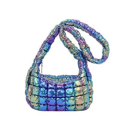 Sac hobo femme matelassé marron