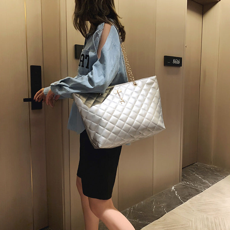 Sac losange argent