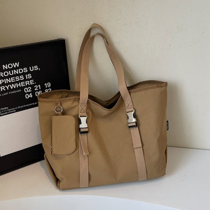 Tote messenger bleu