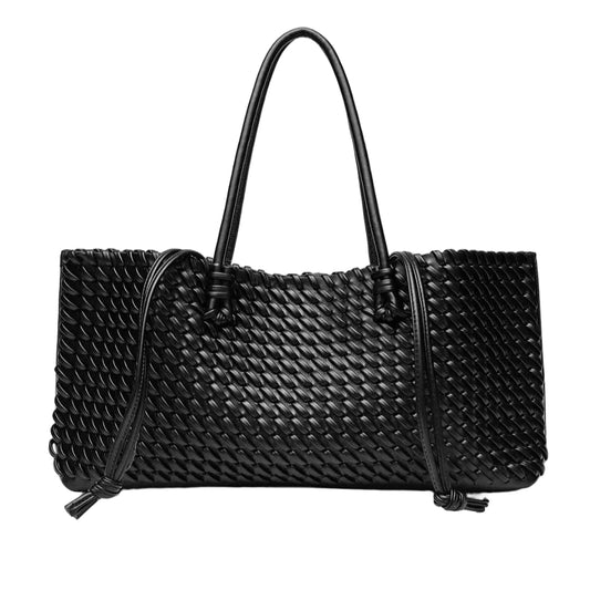 Cora Panier sac tressé noir