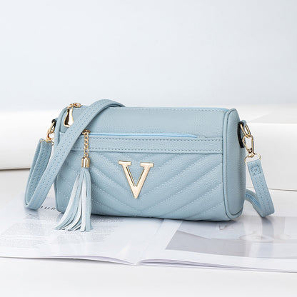 Ysaline brun jaune blanc détail clasp V