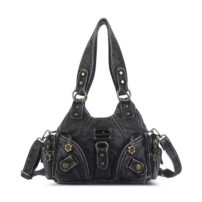 Sac léopard bronze antique