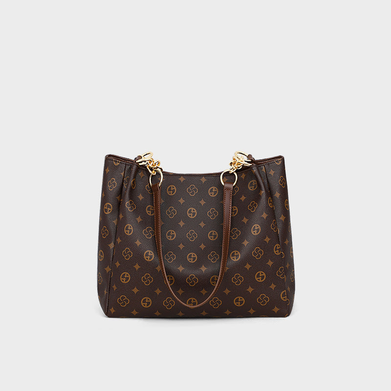 Sac à dos femme double bandoulière cuir café