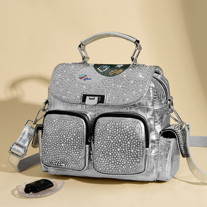 Sac bandoulière PU détail poche