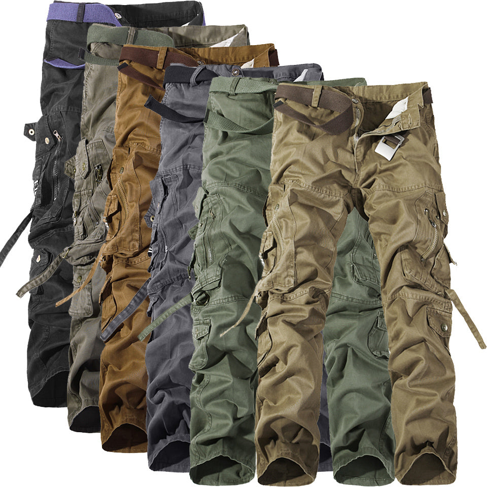 Pantalon cargo multipoches pour hommes