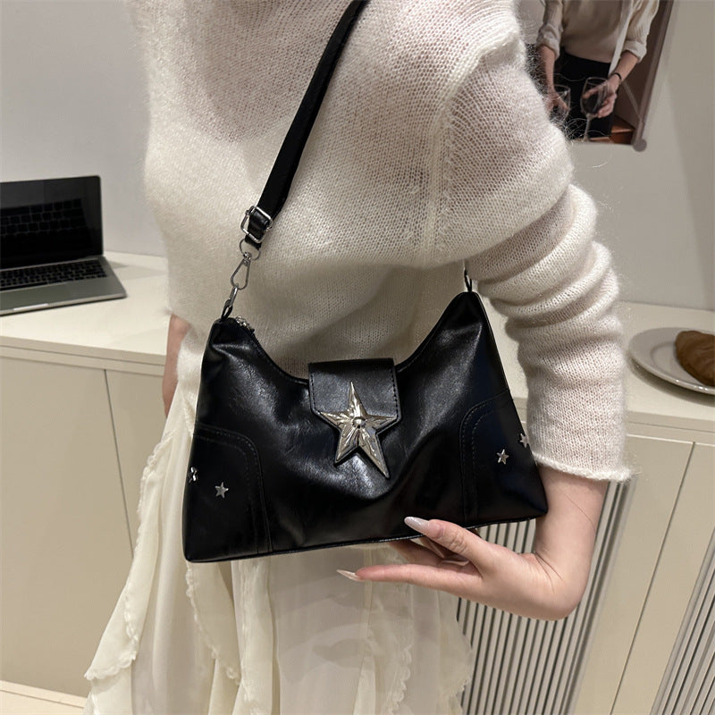 Tote commuter noir edgy
