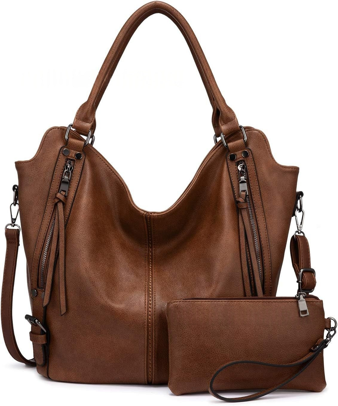 Tote bag souple cuir ocre tendance