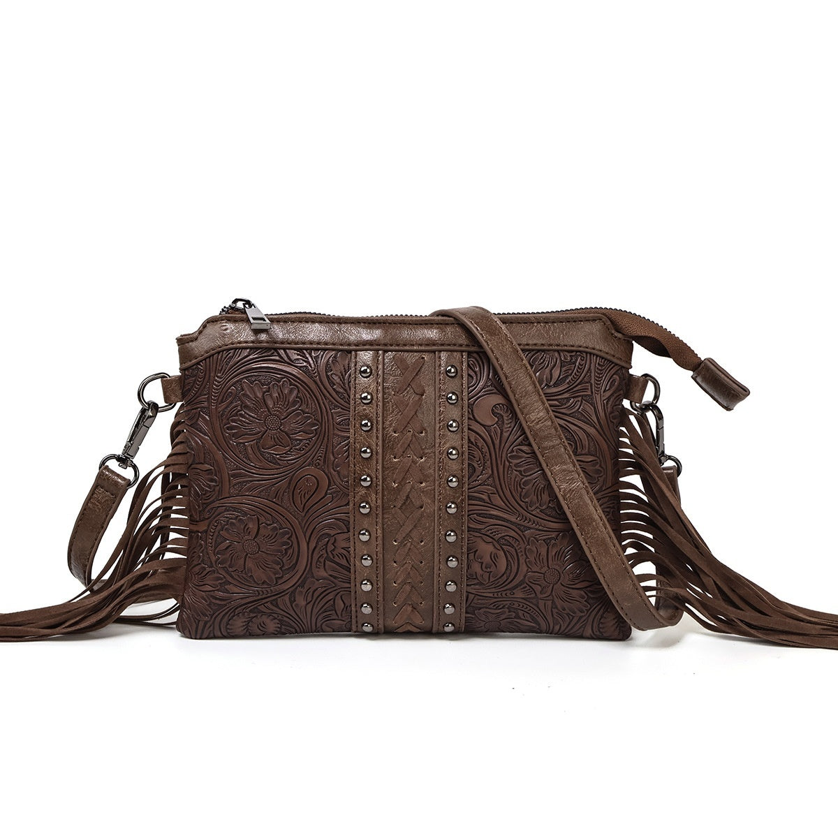 Sac bohémien marron café