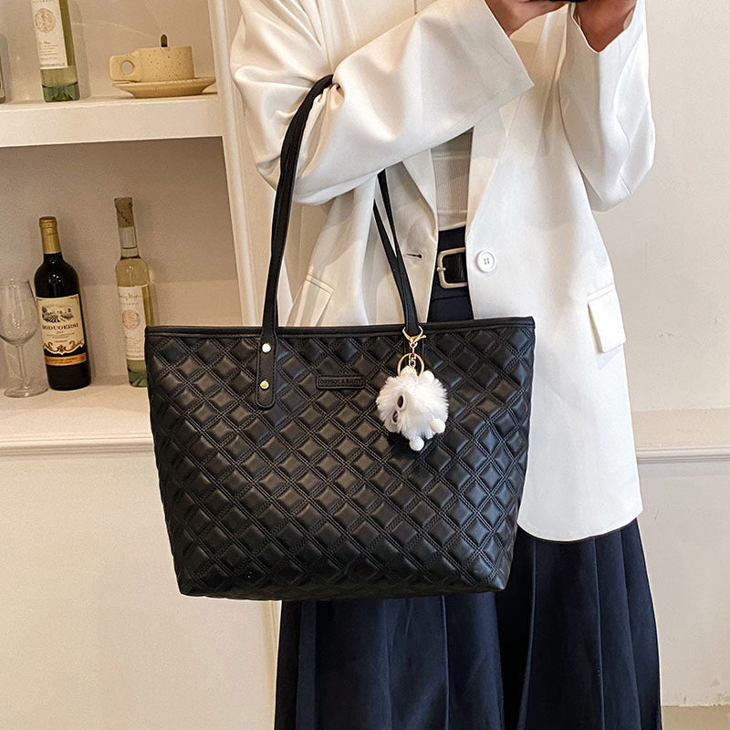 Sac commuter losange rose