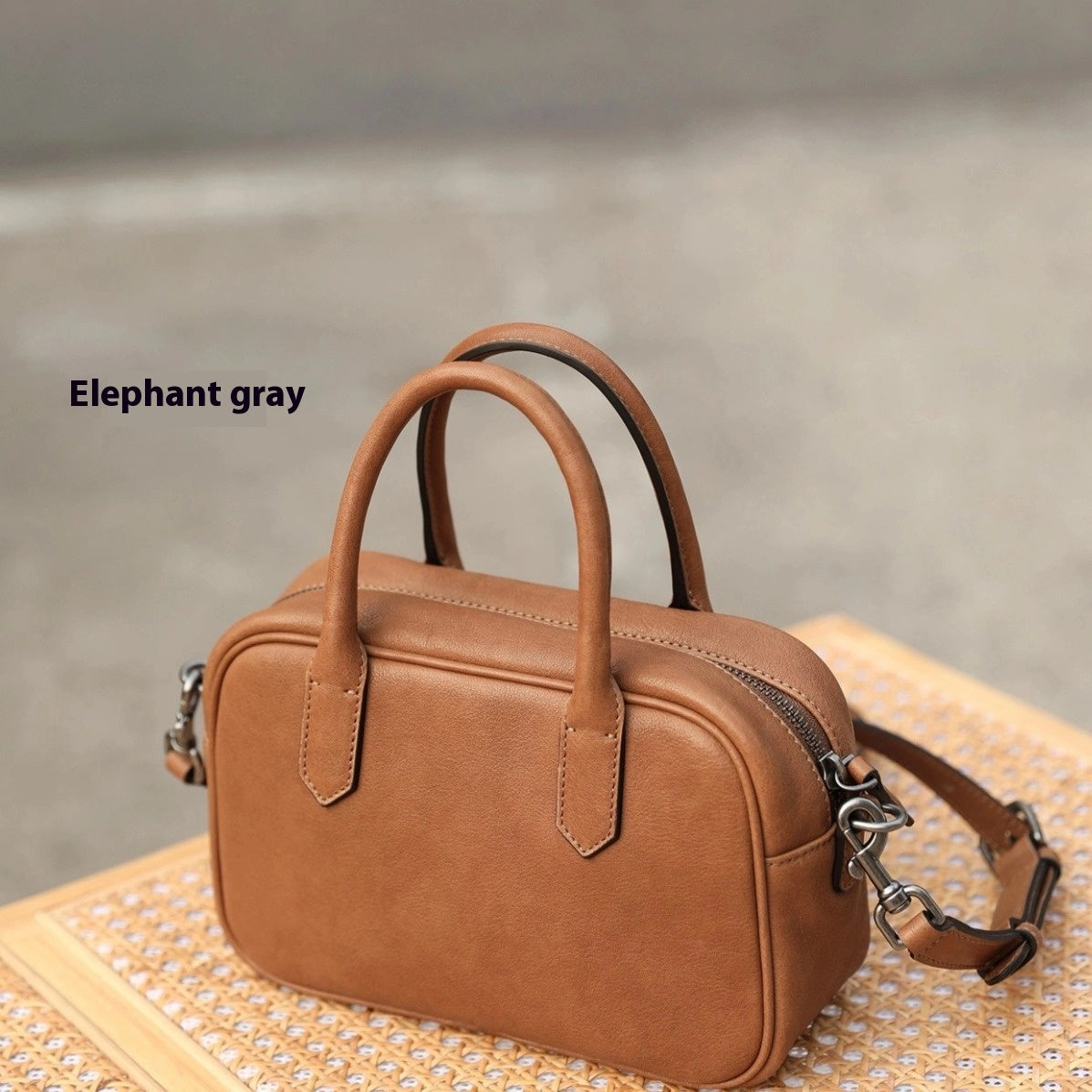 Sac bowling gris éléphant