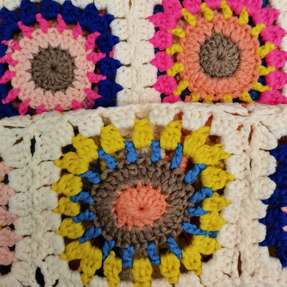 Sac Cabas Crochet Femme en Fil de Coton