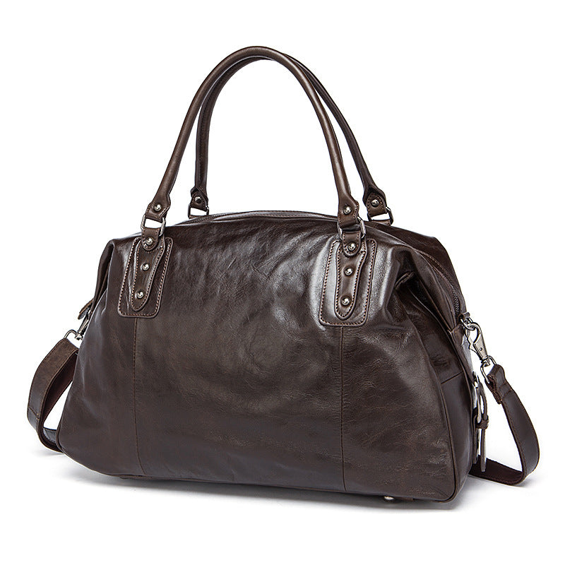 Sac voyage cuir vue intérieure